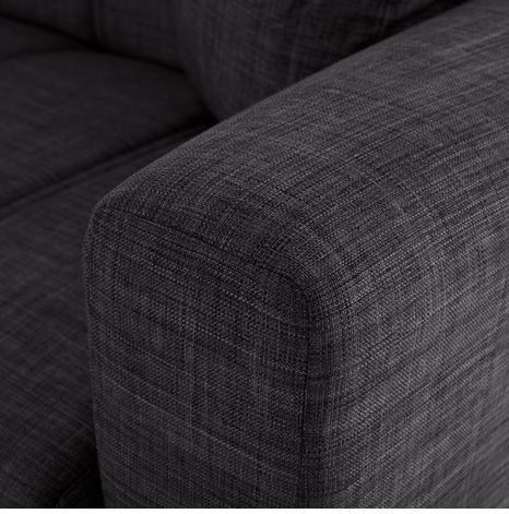 Polya Dreisitzer Sofa Sofa mit Stauraum Gray 215x80x77cm