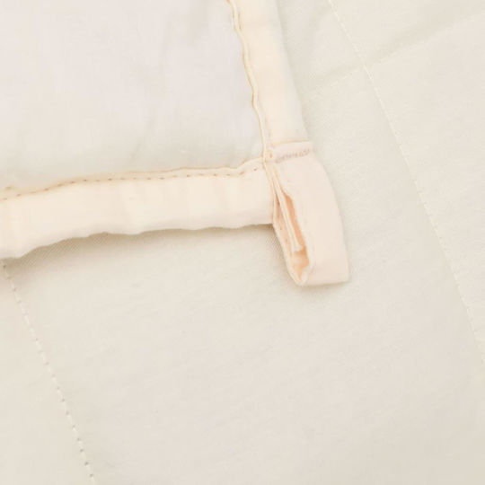 vidaXL Gravity Blanket for Sofa 138x200cm Light Cream