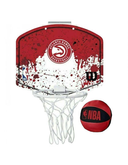 Wilson Copii Baschet Interior De Ușă cu Minge Atlanta Hawks
