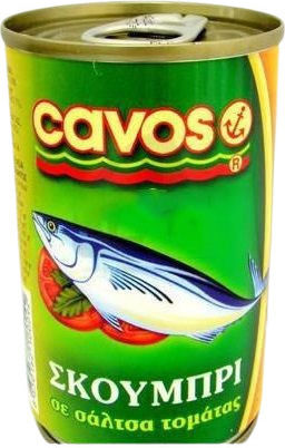 Cavos Σκουμπρί Σε Σάλτσα Τομάτας 155gr 155ml