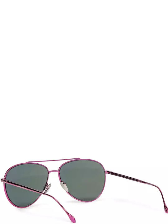 Isabel Marant Sunglasses Pink with Metal Frame & Multicolour Lens