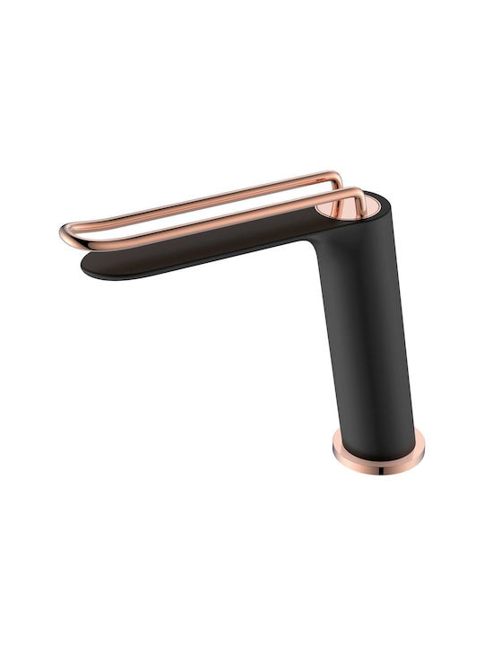 Excel Mona Mixing Waterfall Sink Faucet Rose Gold