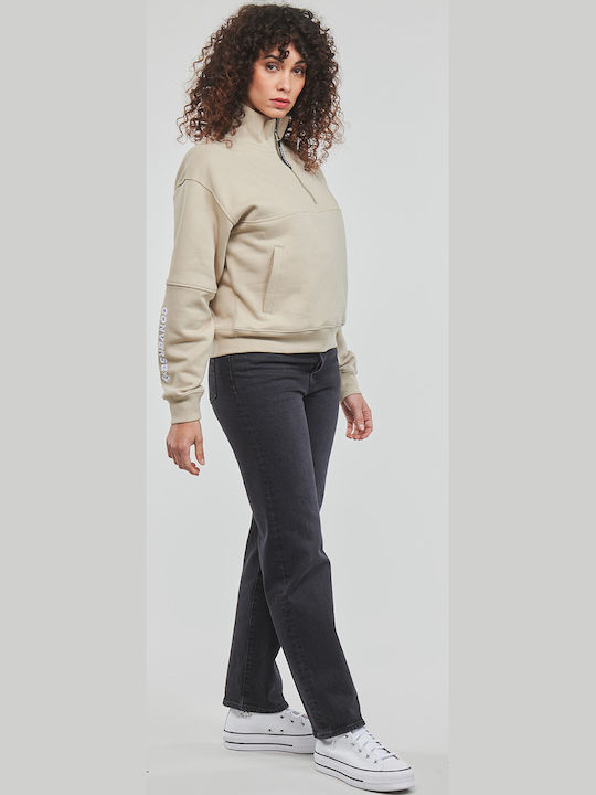 Damen Sweatshirt Beige