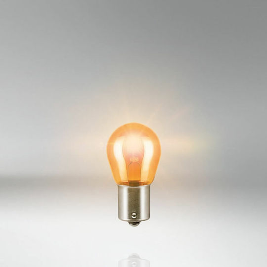 Osram Λάμπα Αυτοκινήτου Original Line PY21W-BAU15s Πορτοκαλί 12V 21W 1τμχ