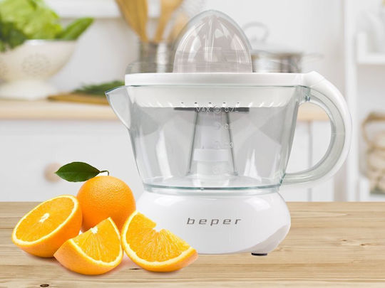 Beper Electric Juicer 25W with 700ml Capacity White