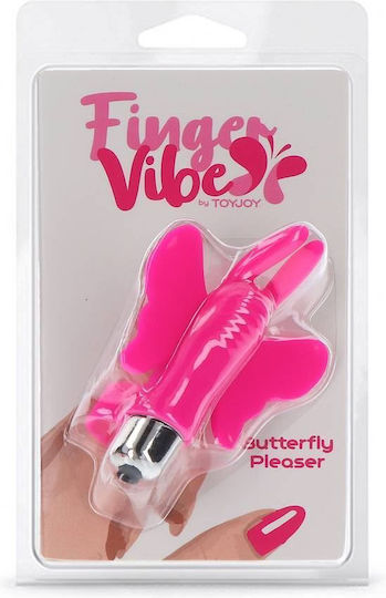 ToyJoy Butterfly Pleaser Mini Δονητής Δακτύλου 11cm Ροζ