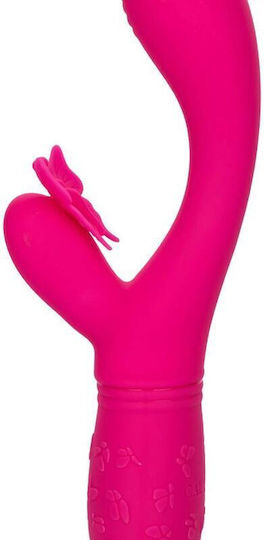 Calexotics Butterfly Kiss Flutter Δονητής Rabbit Ροζ