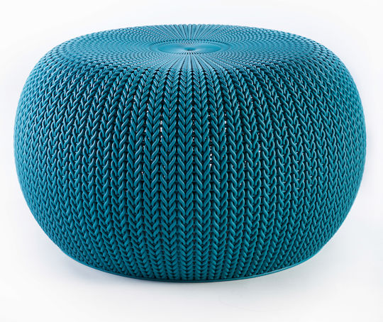 Kunststoff Gartenhocker Cosy Blau 57x57x31cm Kunststoff Gartenhocker Cosy Blau 57x57x31cm