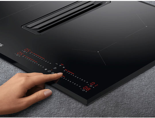 AEG 6000 ExtractorHob Combo Induction Cooktop Autonomous with Hood 78x52εκ.