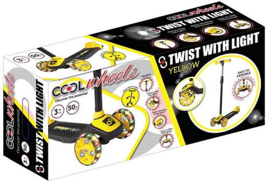 Doly Toys Kids Scooter 3-Wheel for 3+ Years Yellow