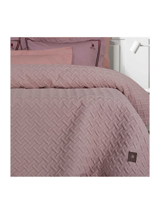 Greenwich Polo Club 3406 Coverlet Queen Size Microfiber Nude 220x240cm