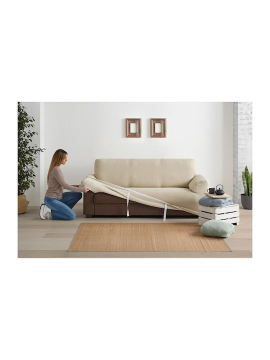 Mc Decor Delos Elastic Cover for Two Seater Sofa Verde 130εκ. 1pcs MCL.EL.DHLOS.D BERAMAN