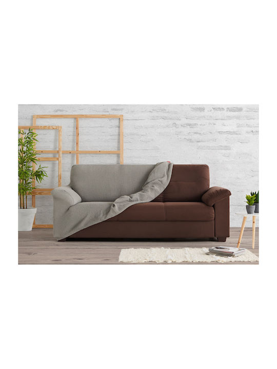 Mc Decor Делос Еластичен Калъф За 2-местен диван Червено 130εκ. 1бр MCL.EL.DHLOS.D KOKKINO