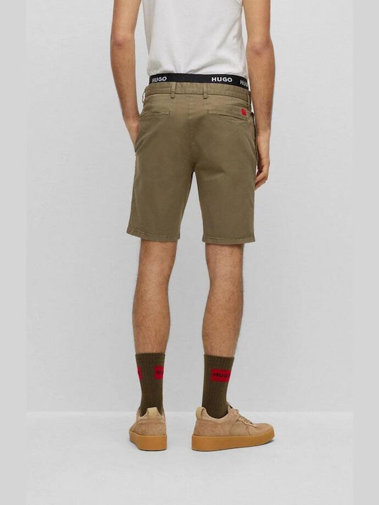 Hugo Boss Men's Shorts Chino Green