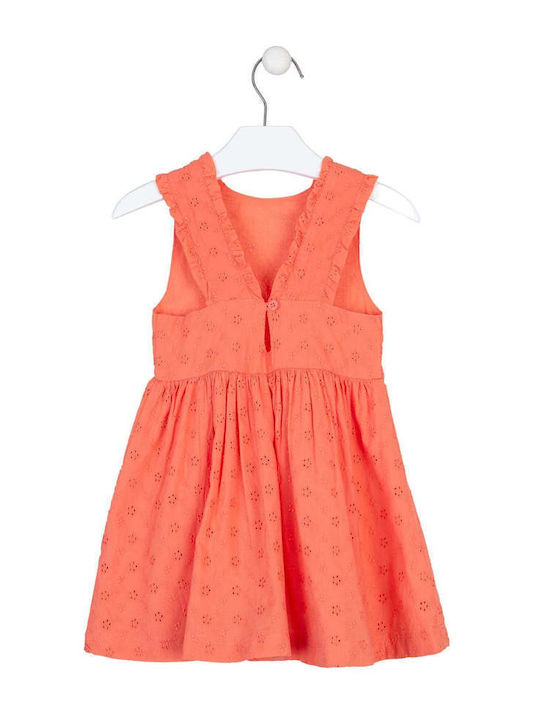 Losan Kids Dress Sleeveless Orange