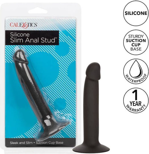 Calexotics Slim Stud Πρωκτικό Dildo Μαύρο 13.25cm