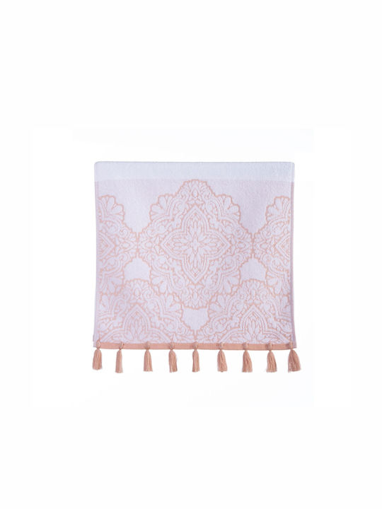 Nef-Nef Homeware Facecloth Lorelay 033220 50x90cm. Pink Weight 550gr/m²