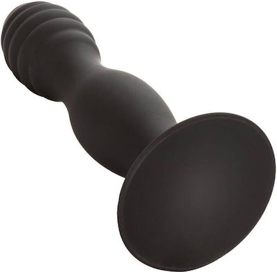 Calexotics Ribbed Stud Analdildo Schwarz 1Stück