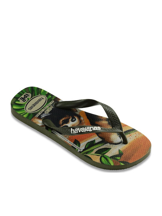 Ipe Women's Flip Flops in Khaki Color