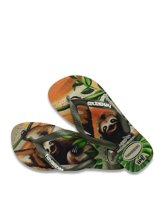 Ipe Women's Flip Flops in Khaki Color