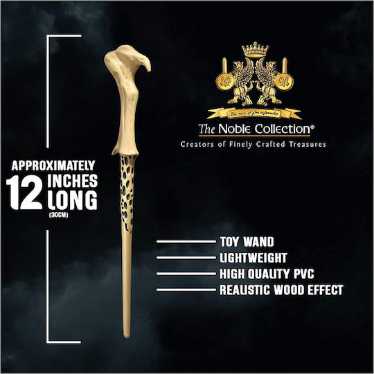 The Noble Collection Harry Potter Lord Voldemort Bagheta Lui Lord Voldemort Stick Replică Lungime 30cm Scară 1:1