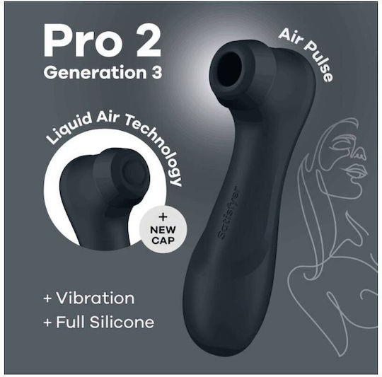 Satisfyer Pro 2 Generation 3 Αναρροφητής Vagin Negru 1buc