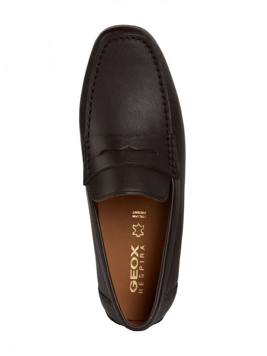 Kosmopolis Men's Leather Moccasins Brown