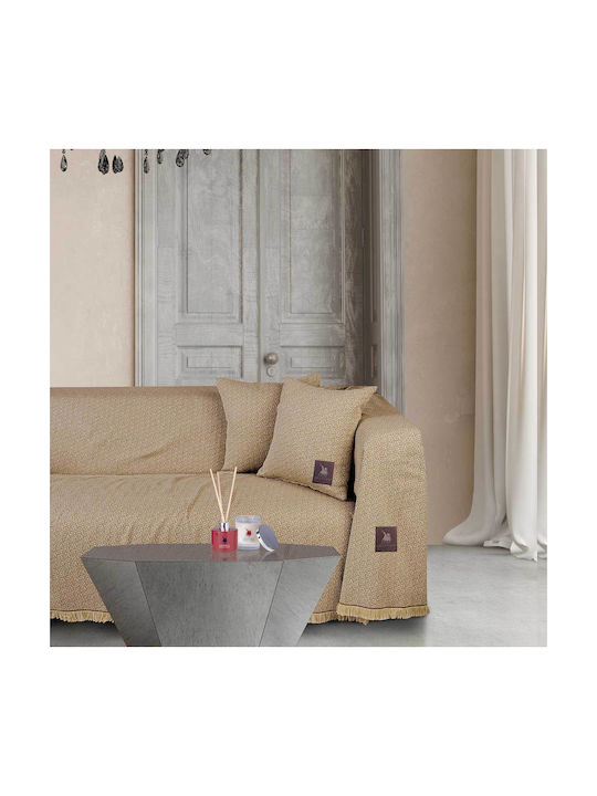 Greenwich Polo Club Greenwich Polo Club Sofa Cushion Gold 42x42cm