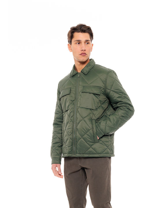 Splendid Men's Winter Bomber Jacket Khaki