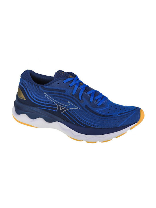 Wave Skyrise 4 Men's Sport Shoes Running French Blue Vaporous Gray Gold