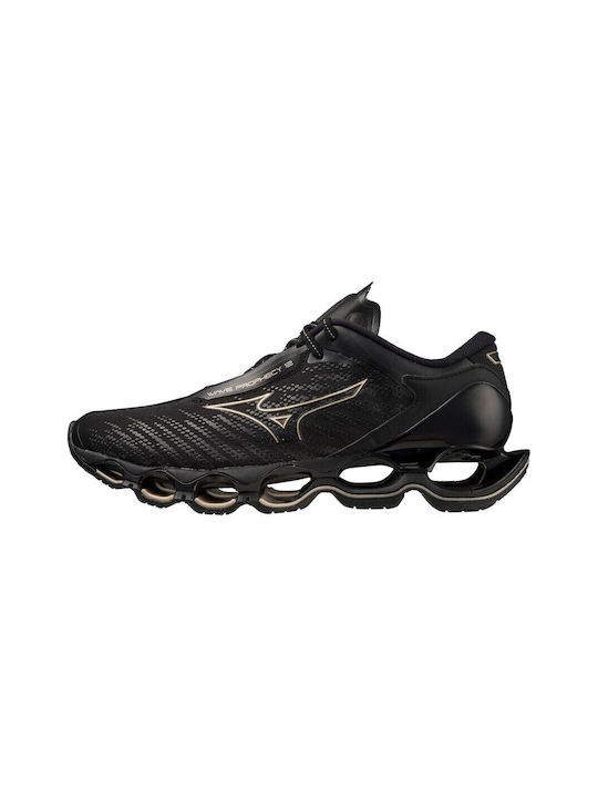 Wave Prophecy 12 Ανδρικά Αθλητικά Παπούτσια Running Black / Ge Gold