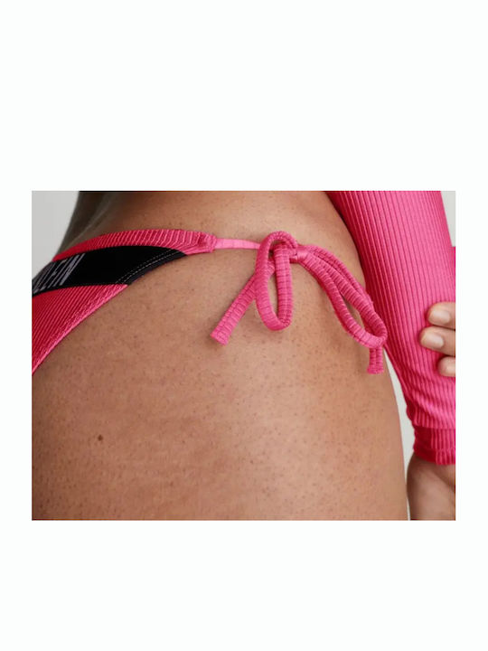 Bikinihosen Brasil mit Schnürung Fuchsie