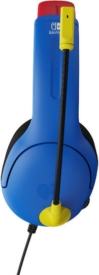 PDP LVL40 Airlite Mario Dash Over Ear Gaming Headset with Connection 3.5mm Mario Dash