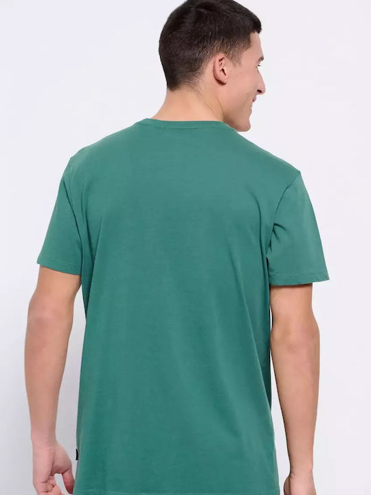 Funky Buddha T-shirt Bărbătesc cu Mânecă Scurtă Verde