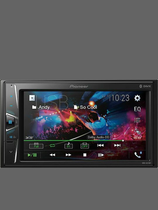 Pioneer Car Audio System 2 DIN (Bluetooth/USB/AUX) with 6.2" Touch Screen