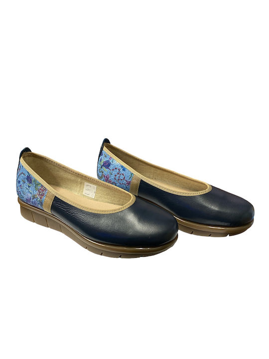 DICAS 944E WOMEN'S LEATHER ANATOMIC SHOE BLUE