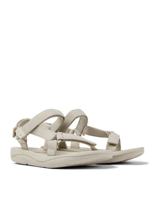 Match Women's Flat Sandals in Gray Color