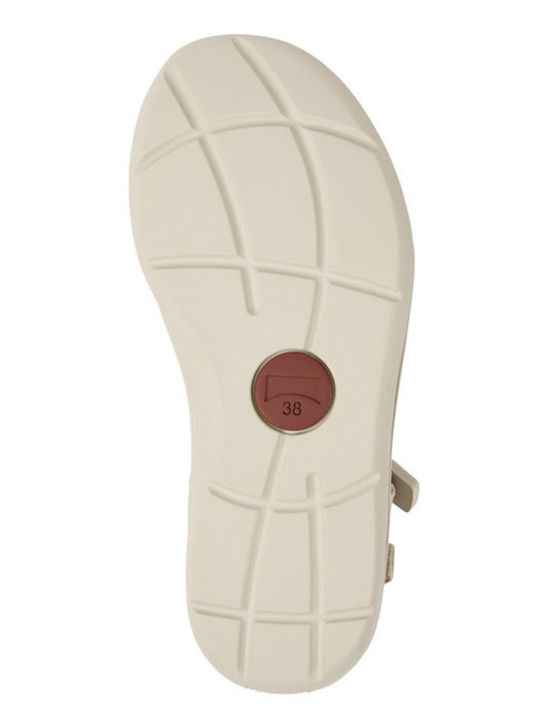 Match Women's Flat Sandals in Gray Color