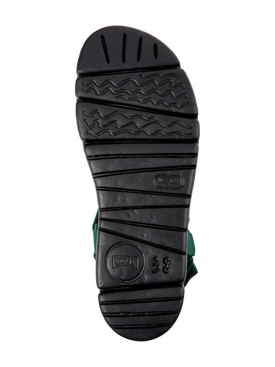 Oruga Up Γυναικεία Ανατομικά Σανδάλια Sporty Flatforms Πράσινα