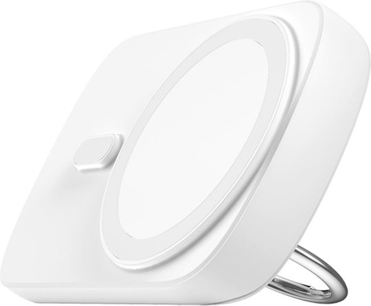 Joyroom JR-W030 MagSafe Power Bank 6000mAh 20W με Θύρα USB-C Power Delivery Λευκό