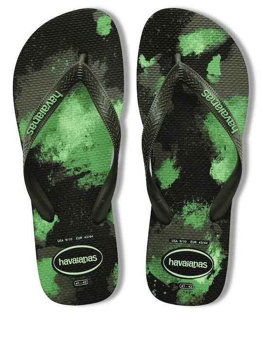 Top Camu Men's Flip Flops Green