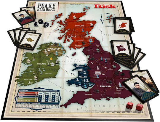 Board Game Risk - Peaky Blinders for 2-5 Players 18+ Years Old (EN) Winning Moves