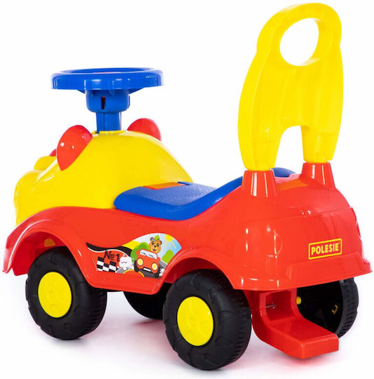 Polesie Bear Ride Αυτοκινητάκι Ride On Κόκκινο
