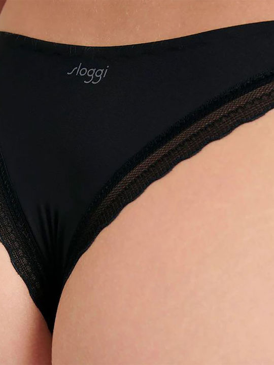 Body Adapt Twist Women's Brazil with Lace Black