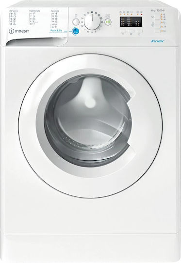 Indesit BWSA 51051 W EU N Πλυντήριο Ρούχων 5kg 1000 Στροφών