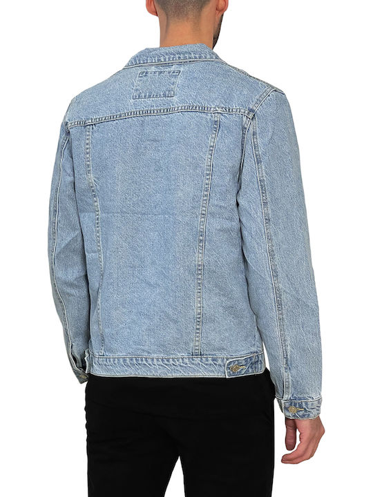 3Guys Men's Denim Jacket Blue