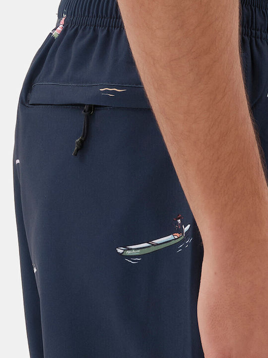 Ανδρικό Μαγιό Σορτς Navy Blue με Σχέδια