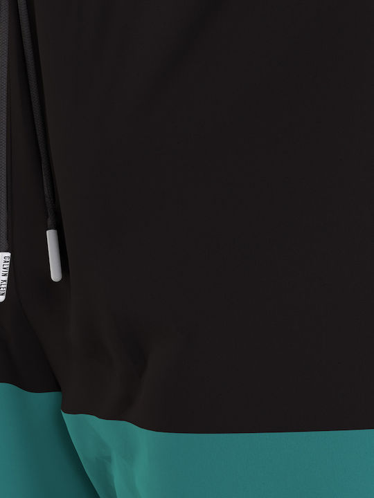 Men's Swimwear Shorts Black Striped