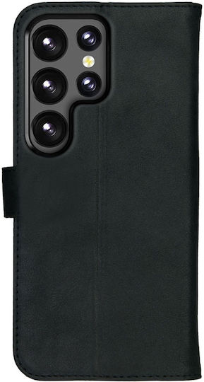 Rosso Deluxe Wallet Δερμάτινο Μαύρο (Galaxy S23 Ultra)