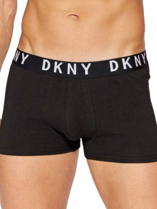 DKNY Herren Boxershorts Schwarz 3Packung